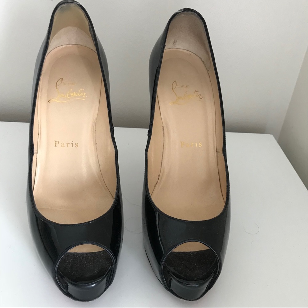 Christian Louboutin lady peep 150mm